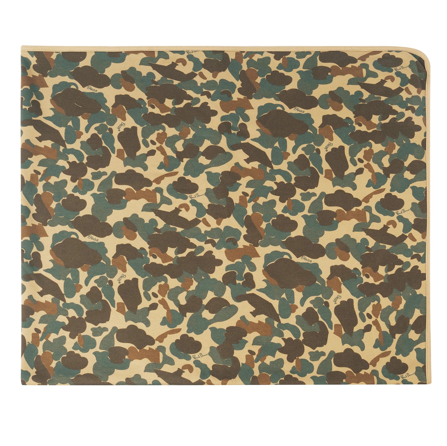 X Bear Archery Fred Bear Camo Fleece Throw Blanket