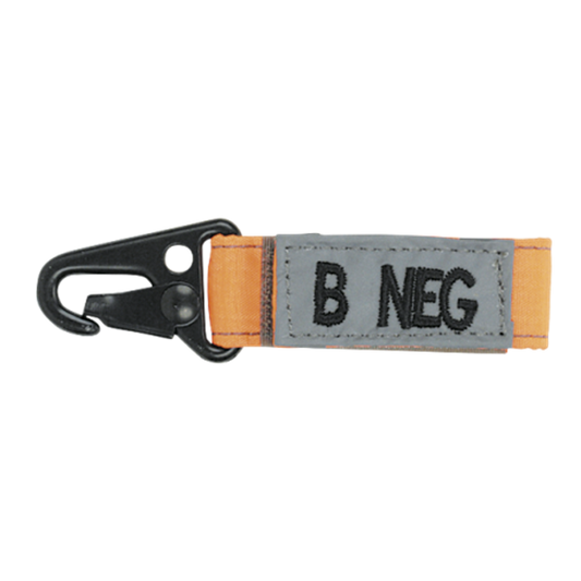 Embroidered Blood Type Tags (B-)