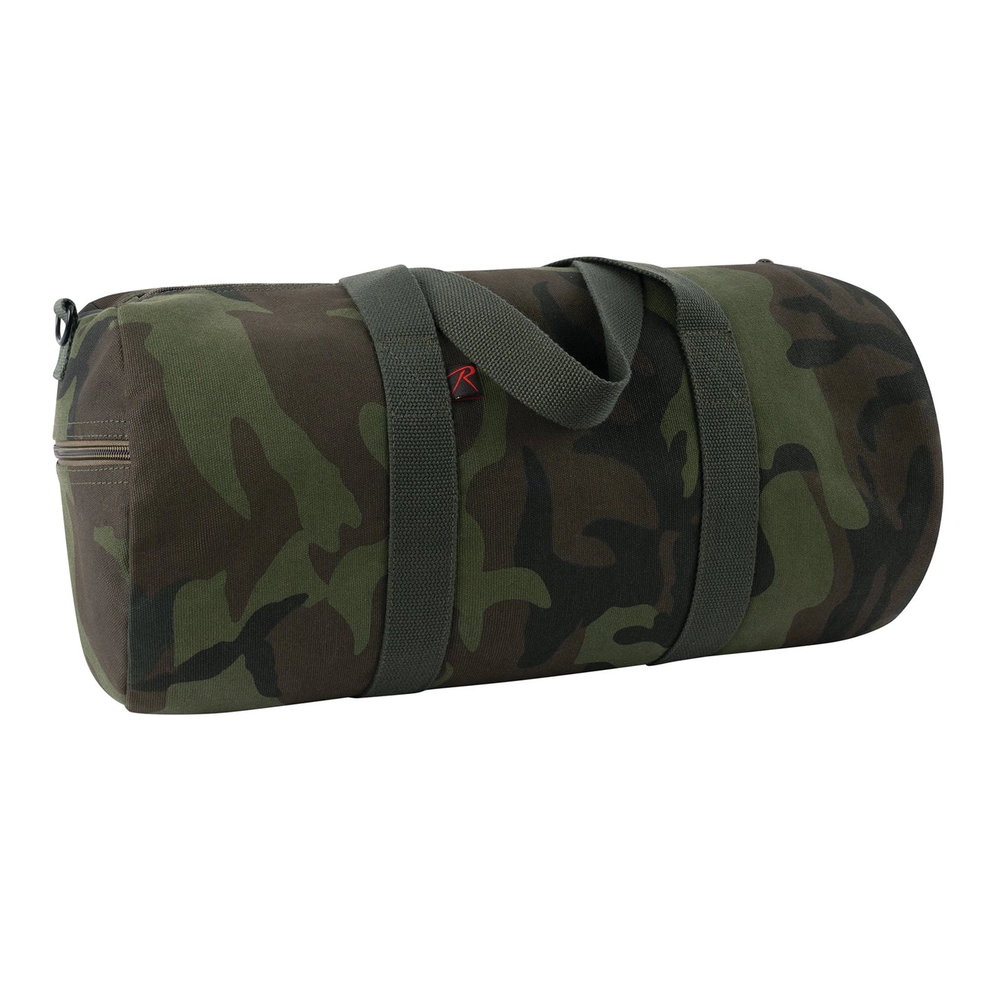 Midnight Camo Canvas Shoulder Duffle Bag