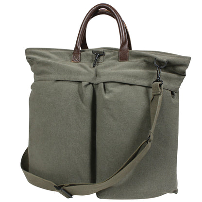 Vintage Canvas Helmet Bag