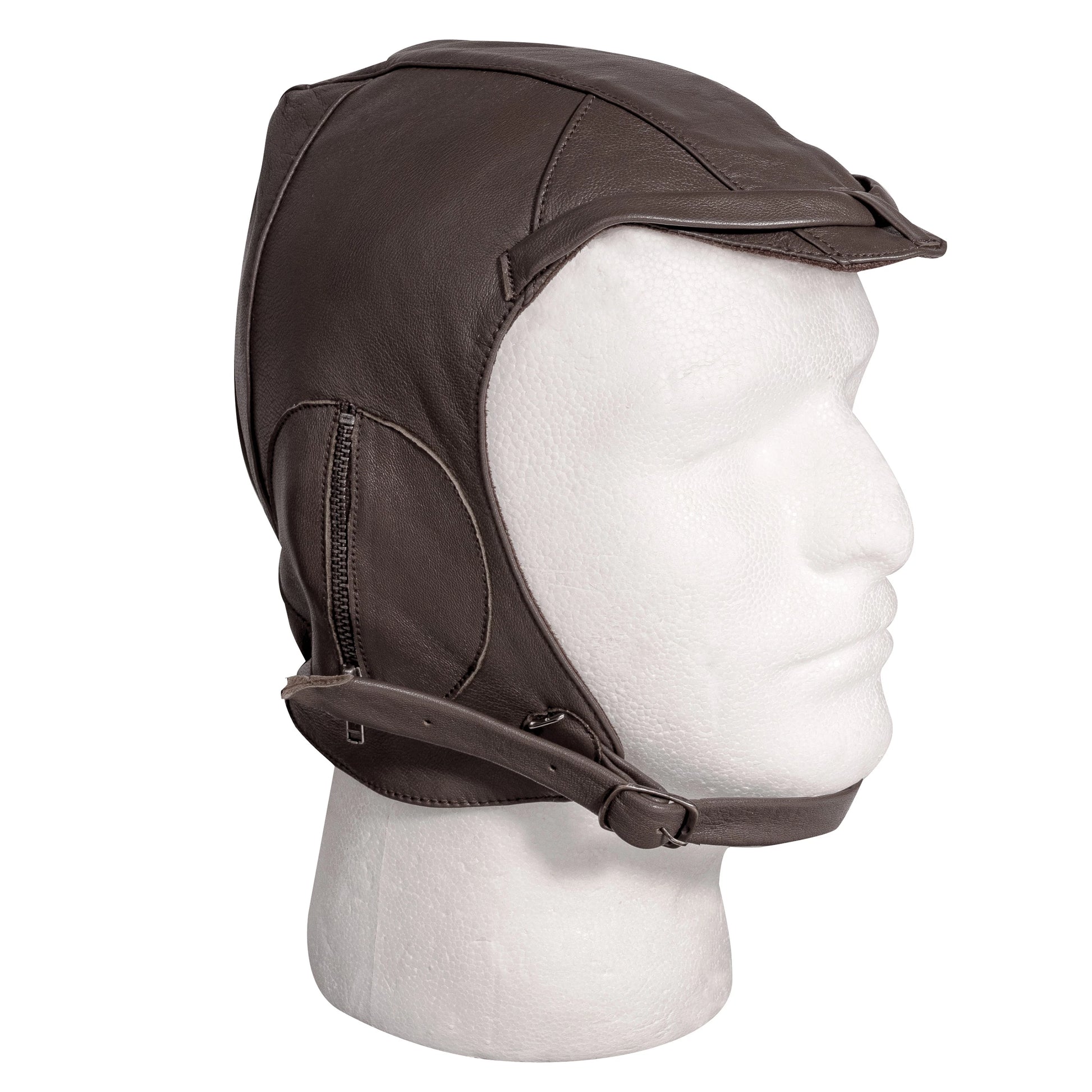 WWII Style Leather Pilot Helmet