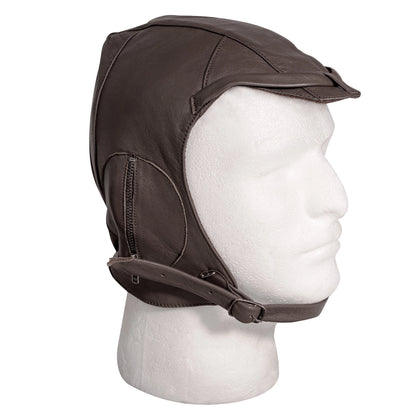 WWII Style Leather Pilot Helmet