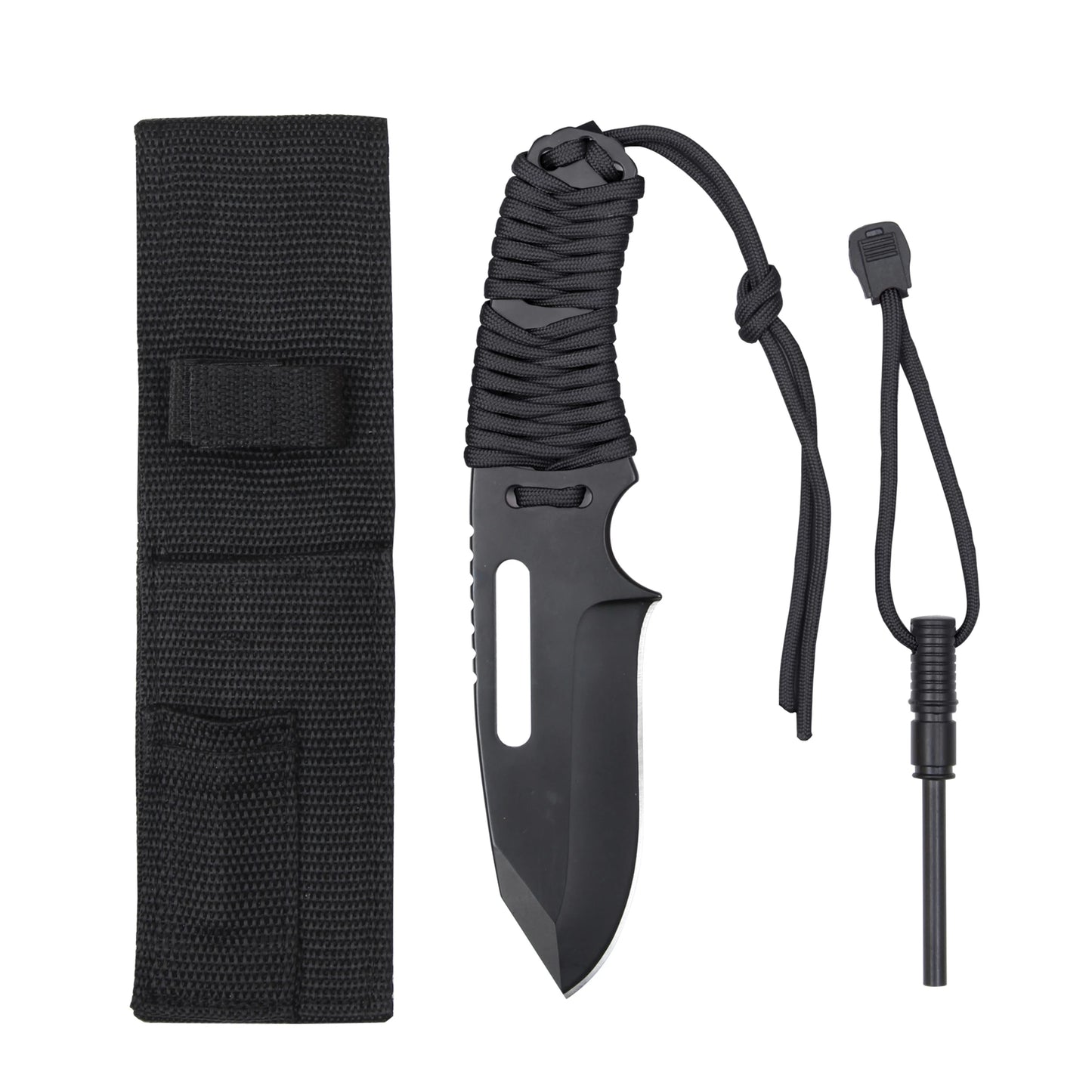 Large Paracord Knife With Fire Starter