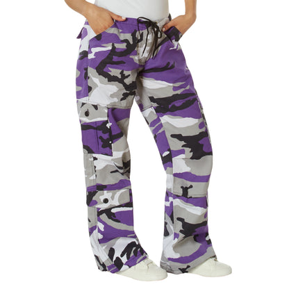 Womens Paratrooper Colored Camo Fatigues