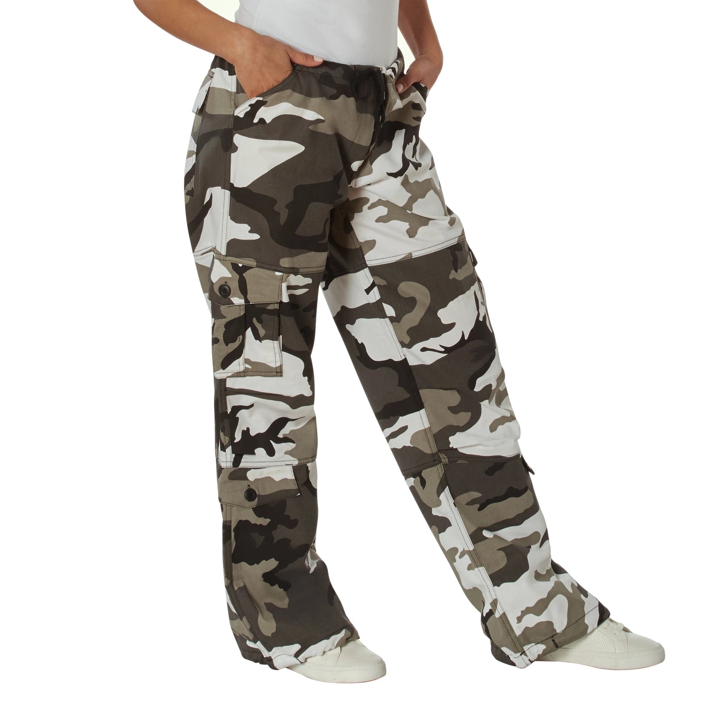 Womens Paratrooper Colored Camo Fatigues