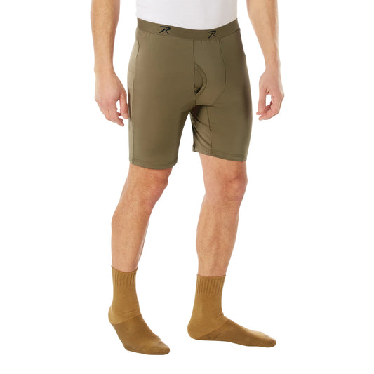 Long Length Moisture Wicking Performance Boxer Shorts