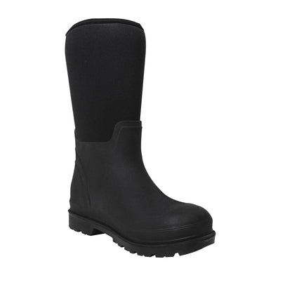 Waterproof Rubber Boots - Black - 14.5 Inch