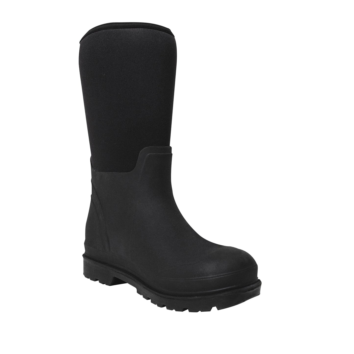 Waterproof Rubber Boots - Black - 14.5 Inch