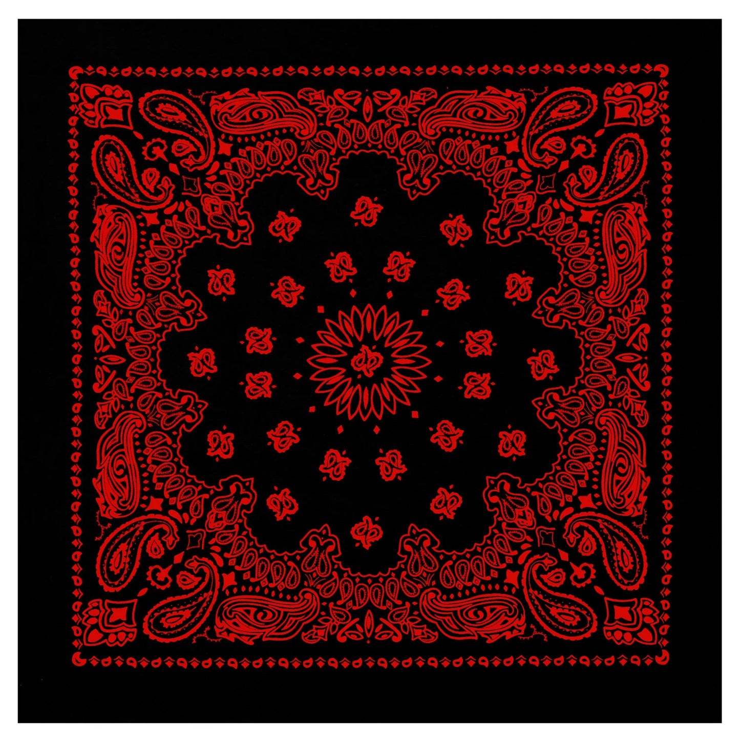 Trainmen Paisley Bandana - 22" X 22"