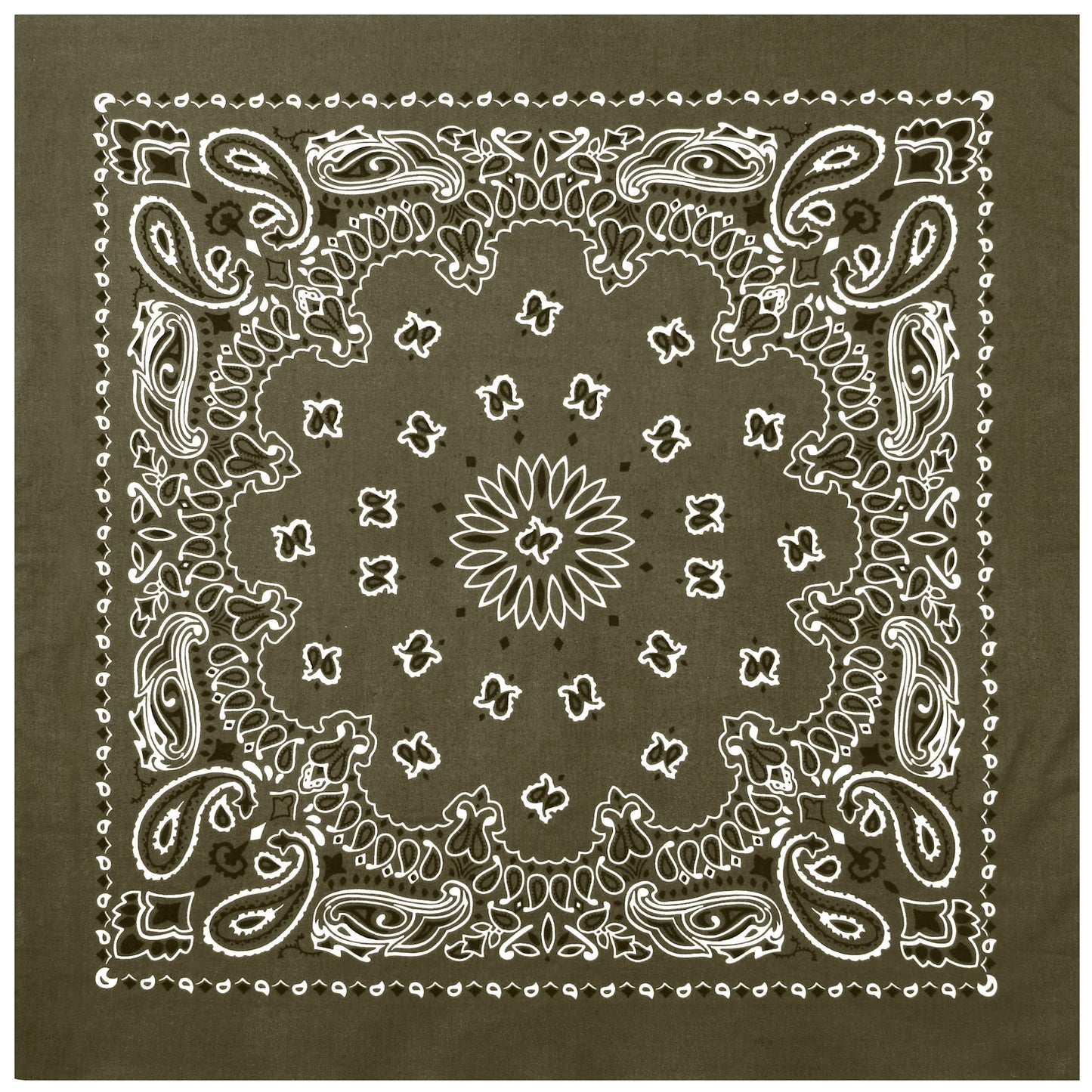 Trainmen Paisley Bandana - 22" X 22"
