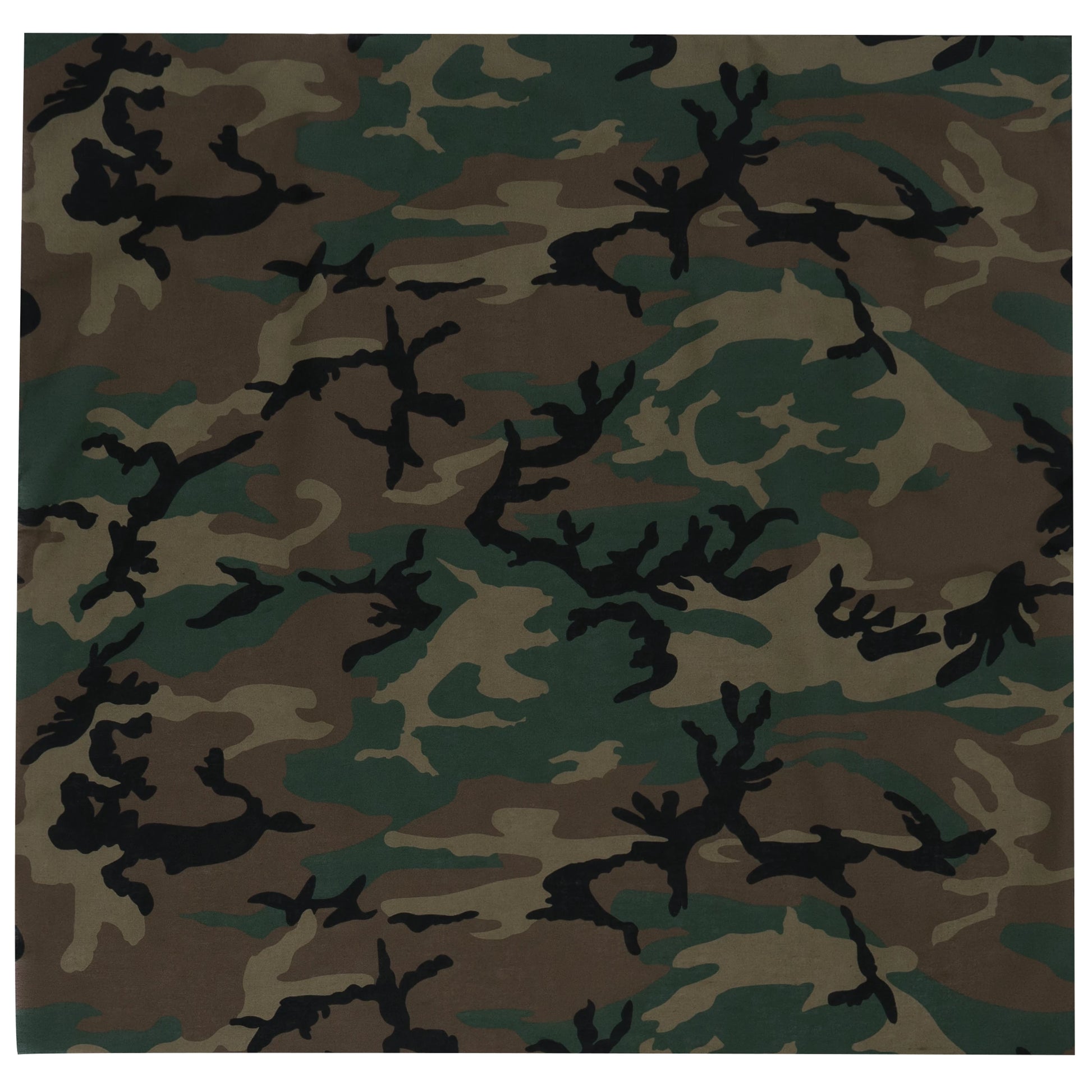 Large Camo Bandana 27 x 27 Inch