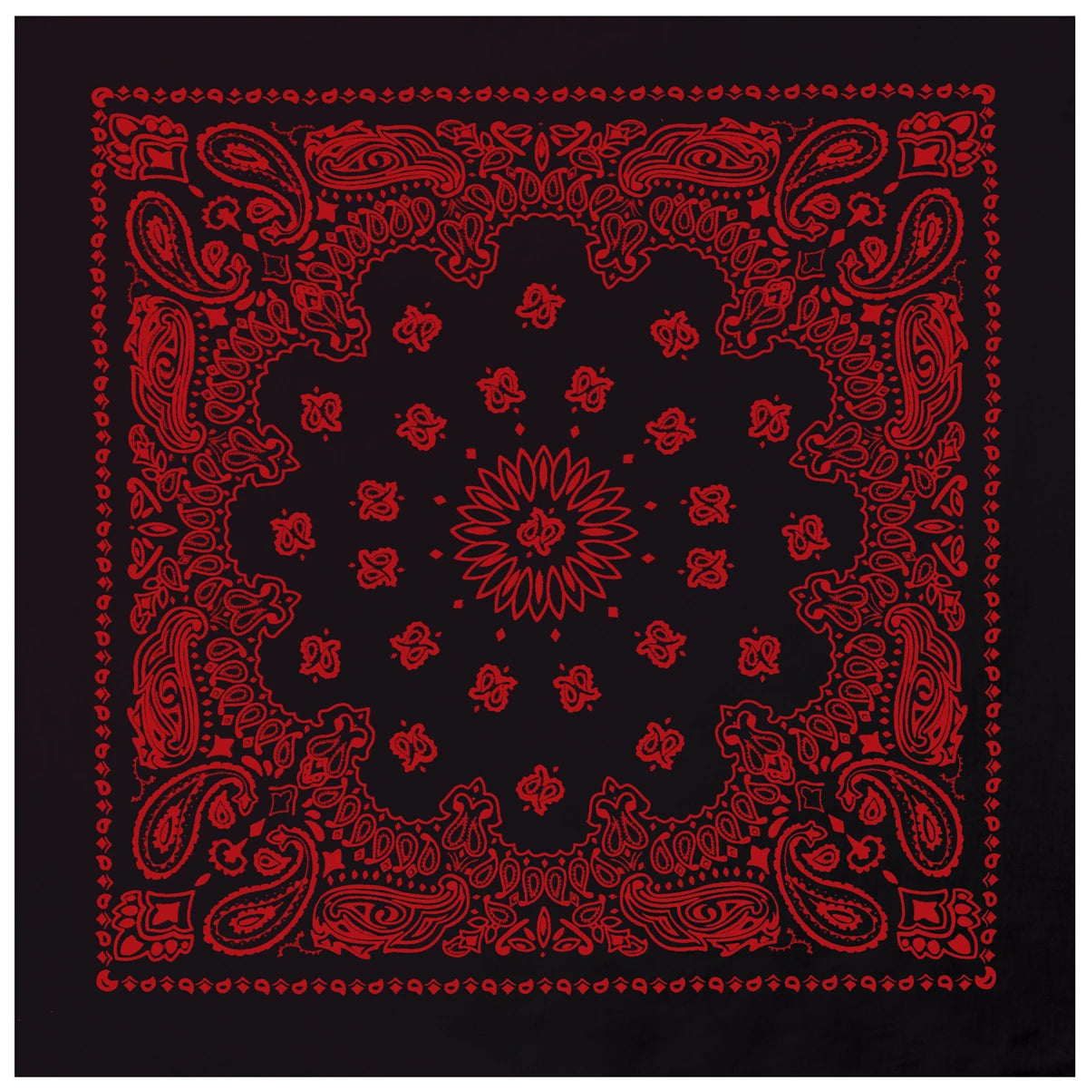 Trainmen Paisley Bandana – Extra-Large - 27” X 27"