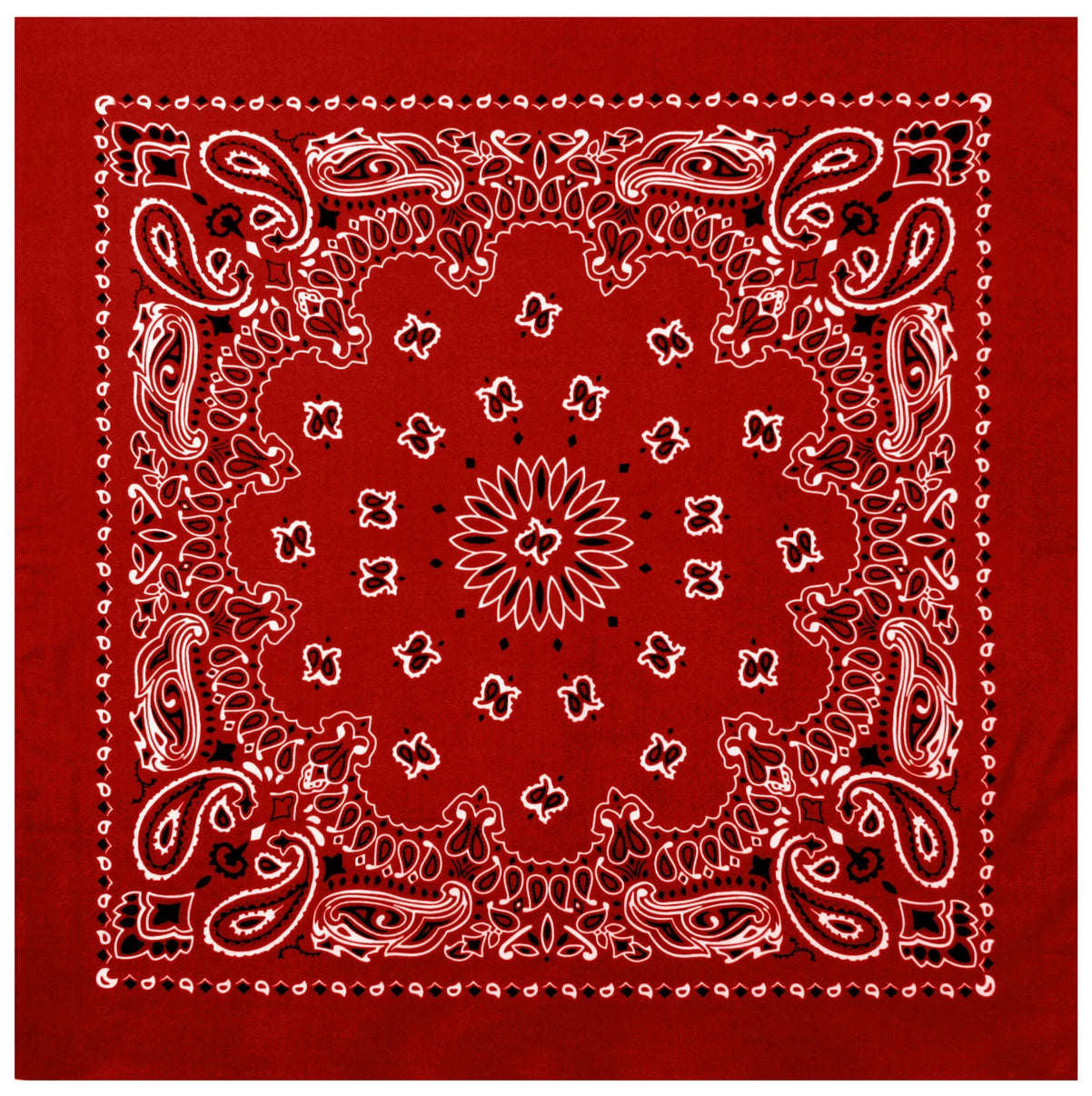 Trainmen Paisley Bandana – Extra-Large - 27” X 27"