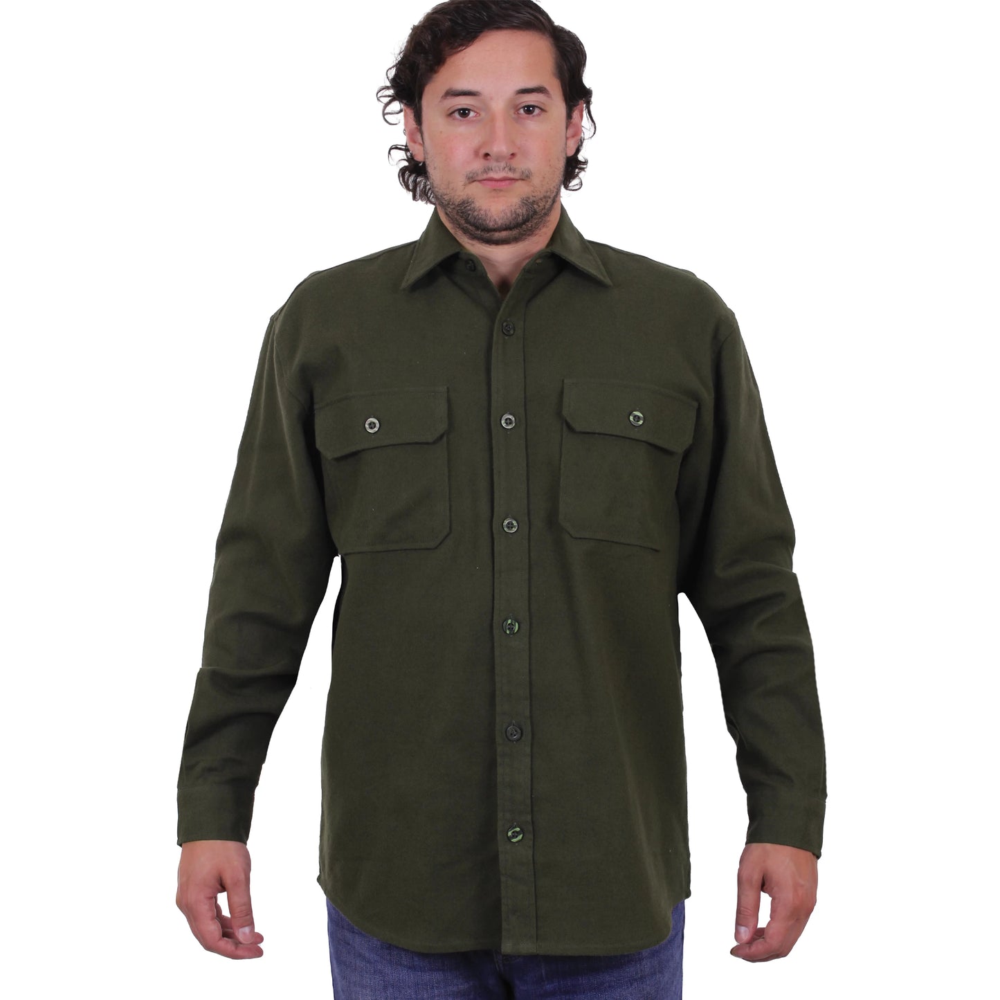 Heavy Weight Solid Flannel Shirt
