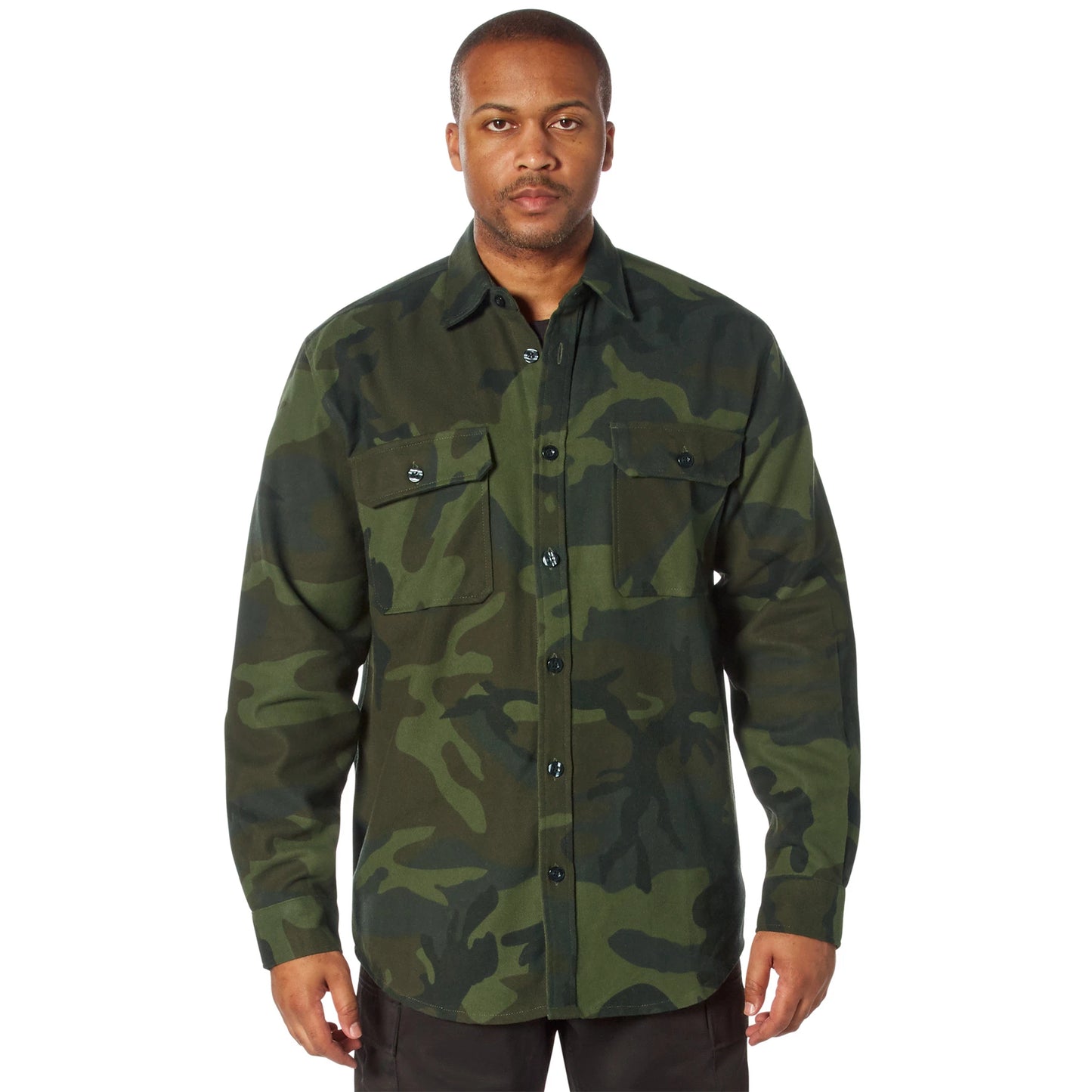 Midnight Camo Flannel Shirt