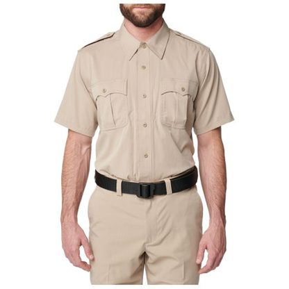Class A Flex-Tac Poly/Wool Twill S/S