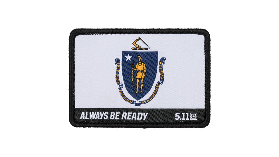 Massachusetts Flag Patch