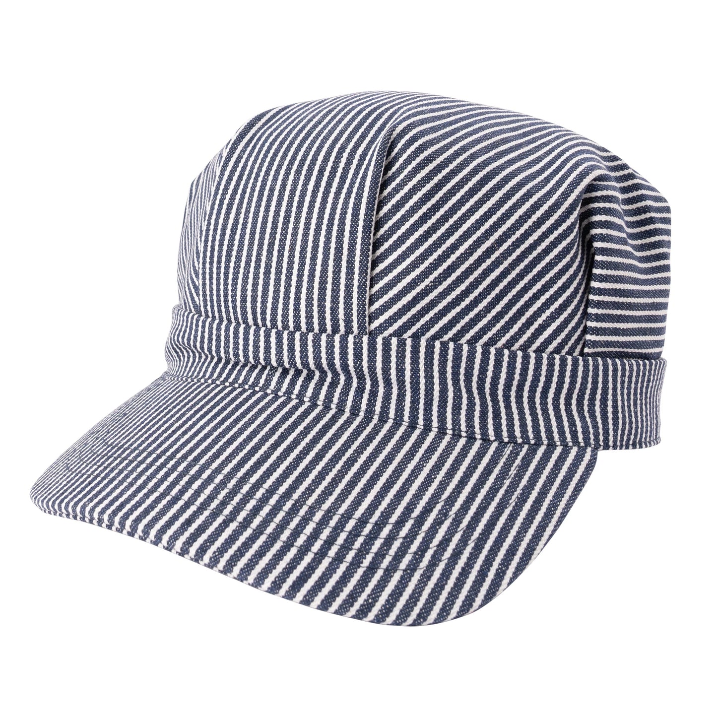 Hickory Stripe Engineer Cap