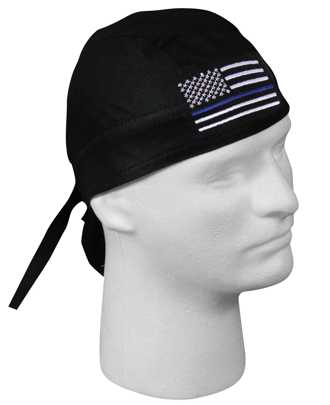 Thin Blue Line Flag Headwrap