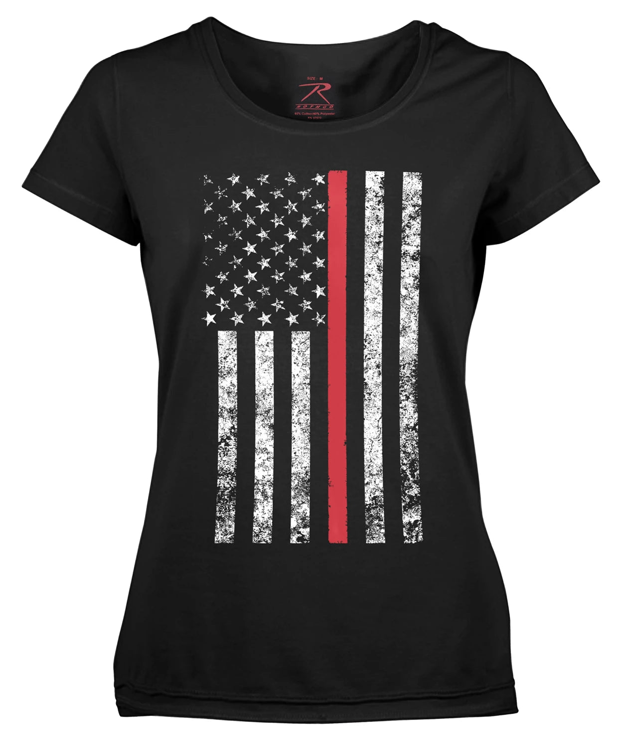 Womens Thin Red Line Longer T-Shirt