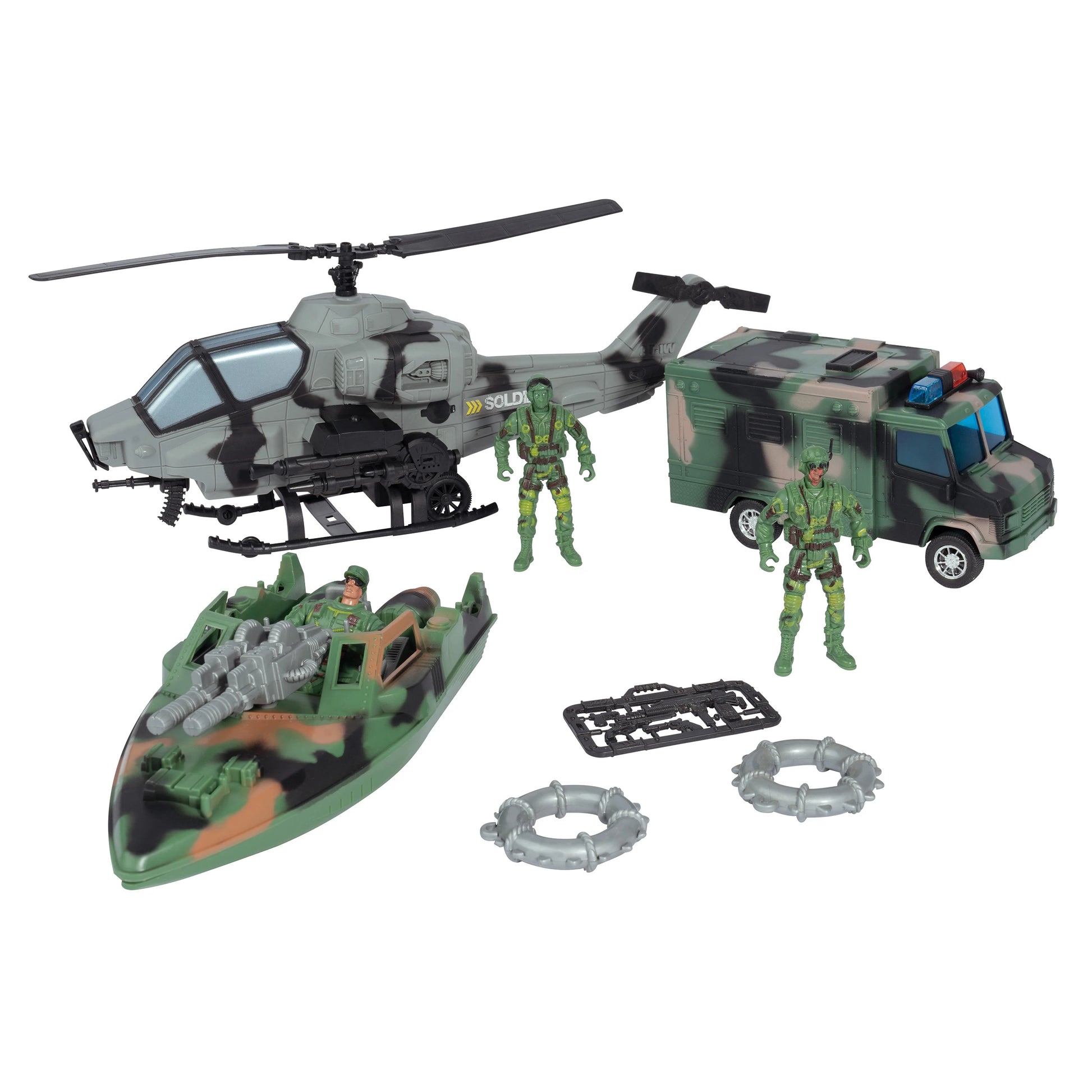 Super Warrior Vehicle Play Set