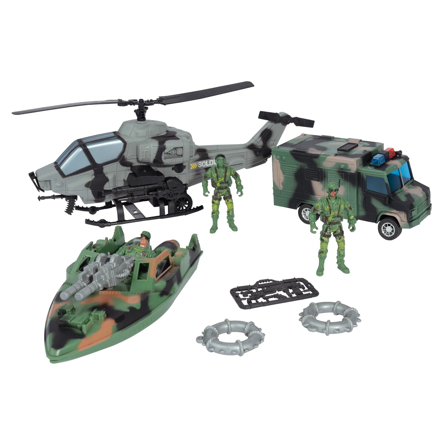 Super Warrior Vehicle Play Set
