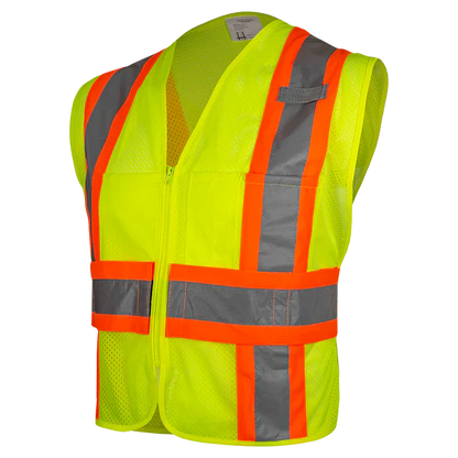 Orange and Green Vest