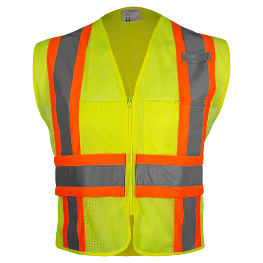 Orange and Green Vest