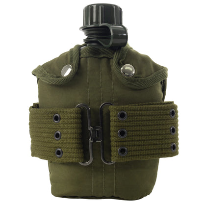 G.I. Type Plastic Canteen & Pistol Belt Kit