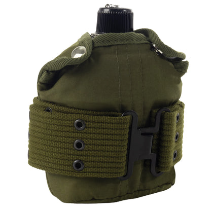 Aluminum Canteen And Pistol Belt Kit