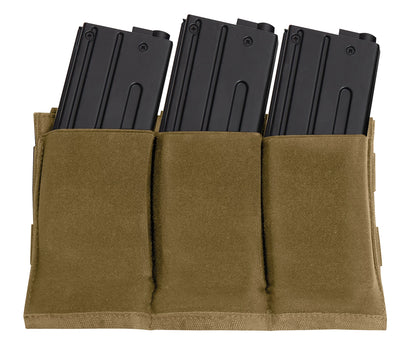 Lightweight 3 Mag Elastic Retention Pouch