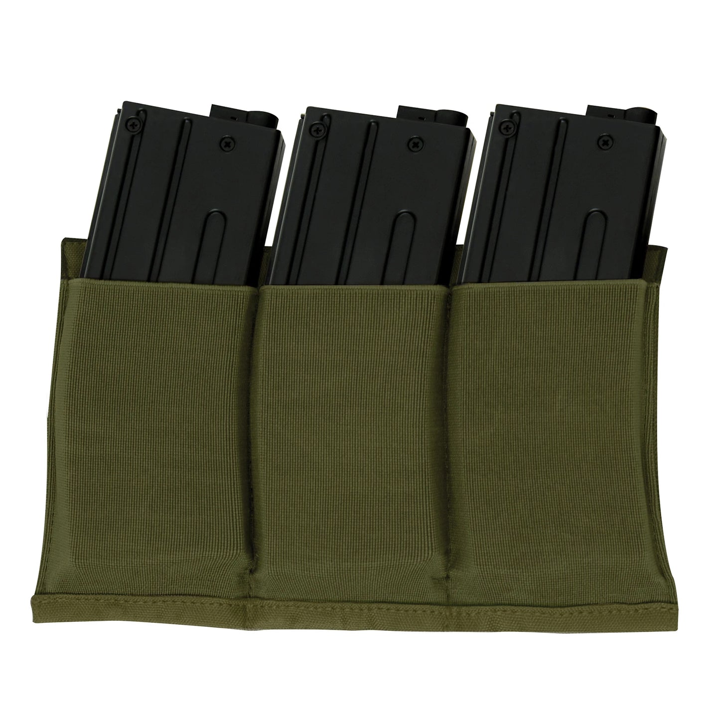 Lightweight 3 Mag Elastic Retention Pouch