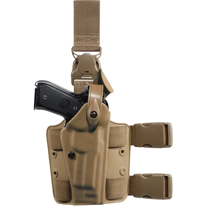 Model 6005 SLS Tactical Holster with Quick-Release Leg Strap for Colt 1911-A1 Non Rail w/ Light