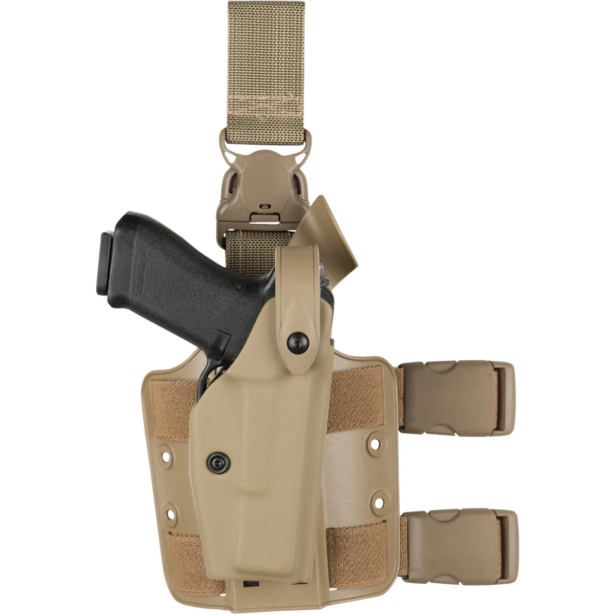 Model 6005 SLS Tactical Holster with Quick-Release Leg Strap for Springfield Operator 1911-A1 Model PX9105L w/ Picatinny Light Rail
