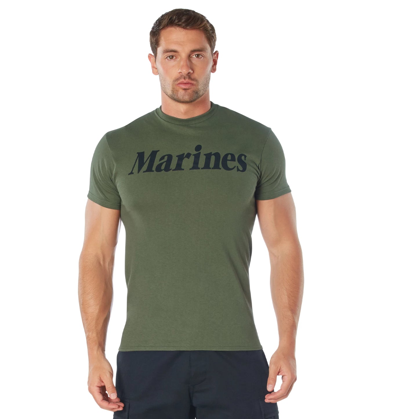 Marines Olive Drab Military Physical Training T-Shirt