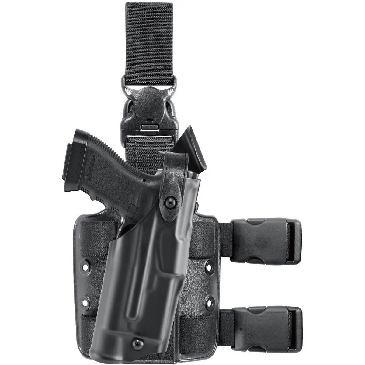 Model 6305 ALS/SLS Tactical Holster w/ Quick-Release Leg Strap for Glock 17 w/ GTL