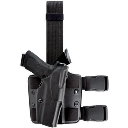 Model 6354 ALS Tactical Thigh Holster for Glock 17 Gens 1-4 w/ Light