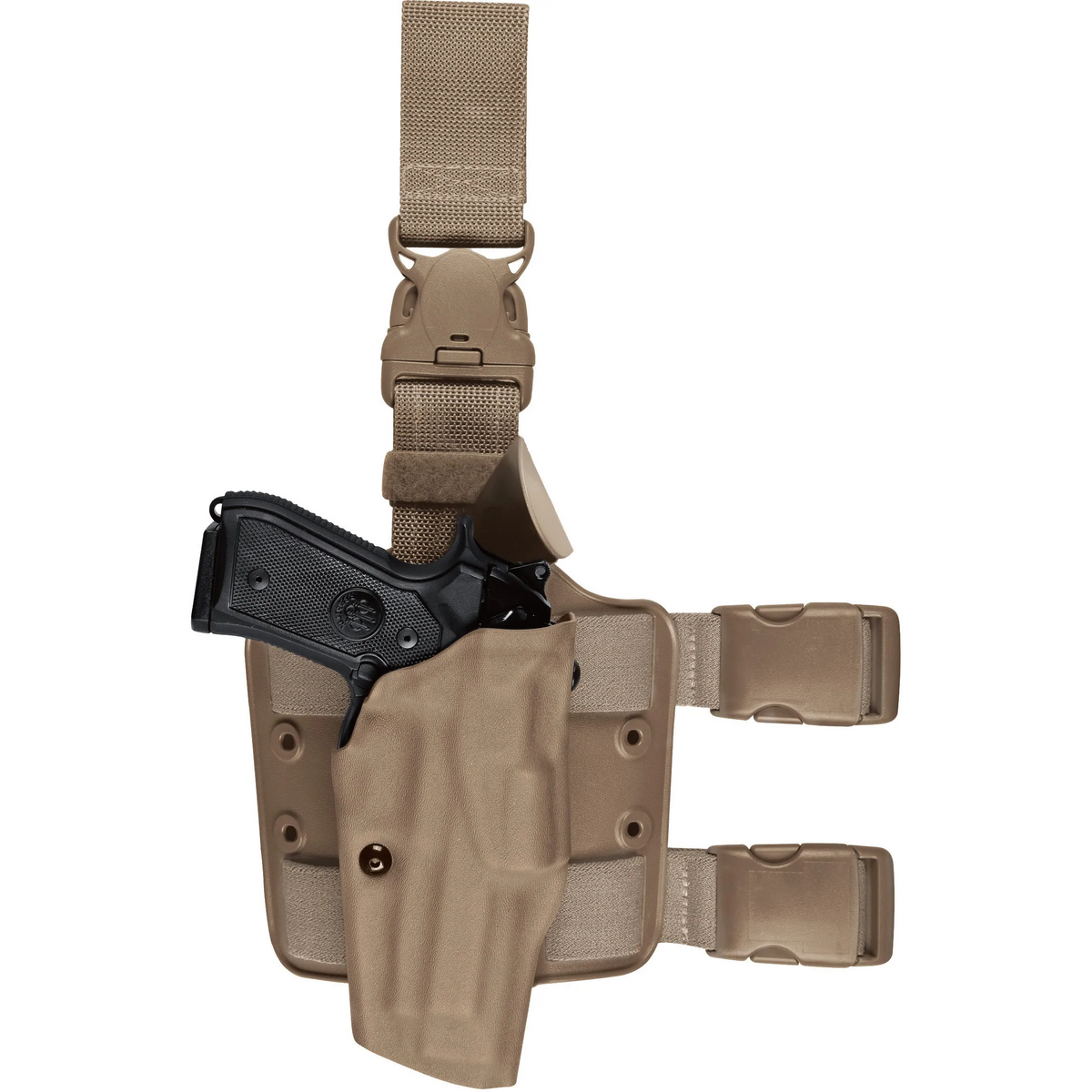 Model 6385 ALS OMV Tactical Holster w/ Quick Release Leg Strap for Beretta 92F