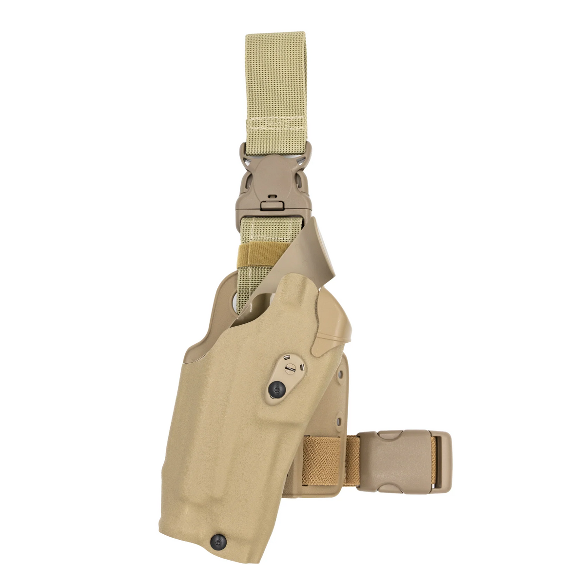 Model 6385RDS ALS OMV Tactical Holster w/ Quick Release Leg Strap for Glock 17 MOS w/ Light
