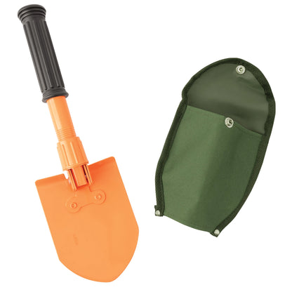 Orange Mini Pick & Shovel with Cover