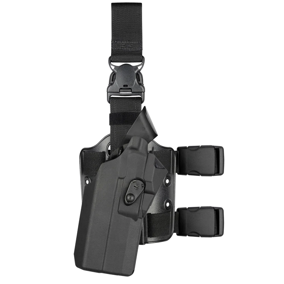 Model 7385RDS 7TS ALS OMV Tactical Holster w/ Quick Release Leg Strap for Glock 19 w/ Light