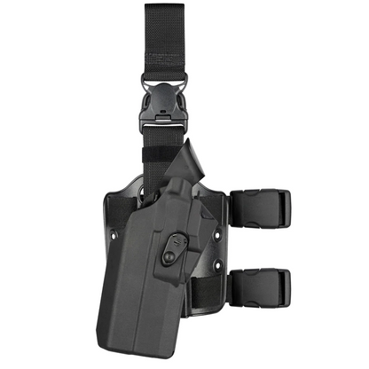 Model 7385RDS 7TS ALS OMV Tactical Holster w/ Quick Release Leg Strap for Glock 19 w/ Light