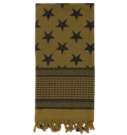 Stars and Stripes US Flag Shemagh Tactical Desert Keffiyeh Scarf