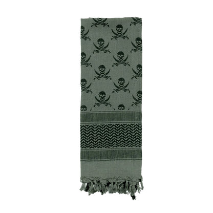 Skulls Shemagh Tactical Desert Keffiyeh Scarf