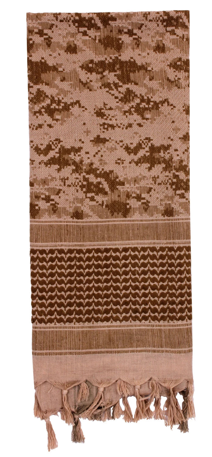 Digital Camo Shemagh Tactical Desert Keffiyeh Scarf