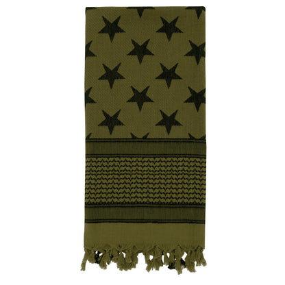 Stars and Stripes US Flag Shemagh Tactical Desert Keffiyeh Scarf