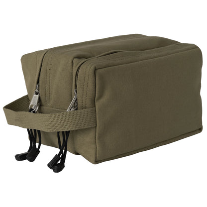 Canvas Dual Compartment Travel Kit