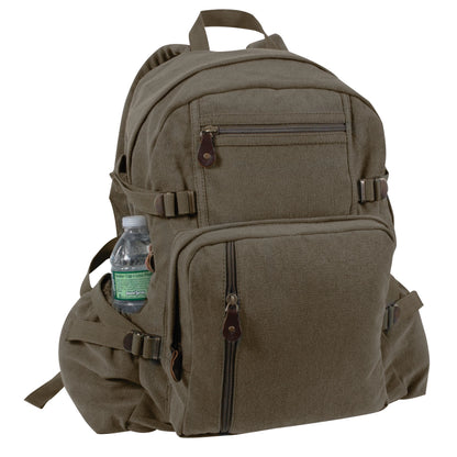 Jumbo Vintage Canvas Backpack