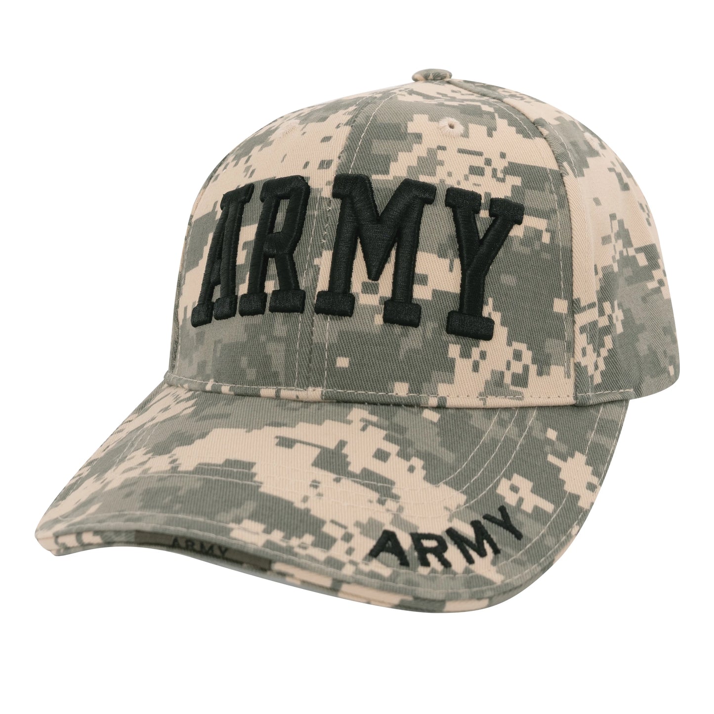Deluxe Army Embroidered Low Profile Insignia Cap