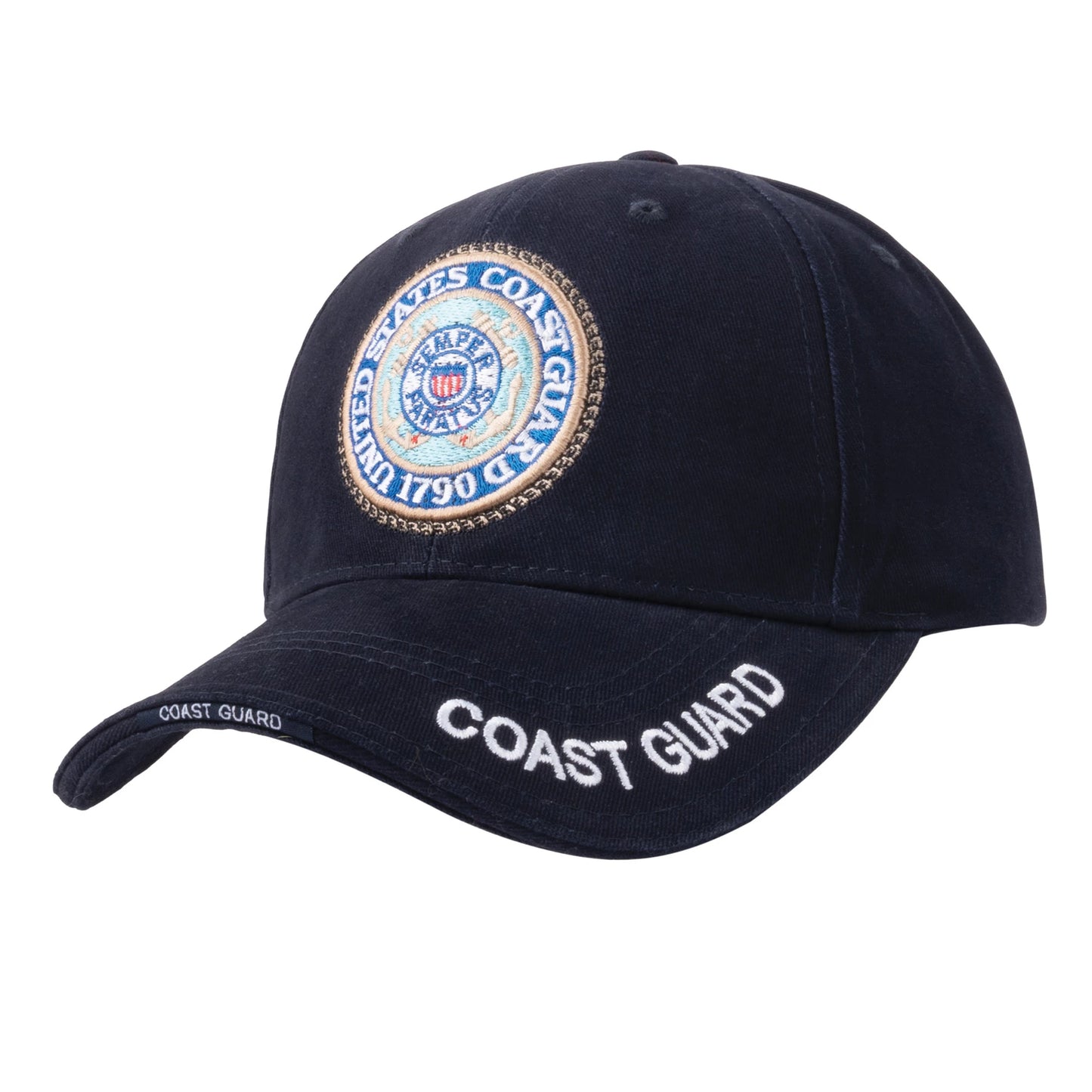 U.S. Coast Guard Deluxe Low Profile Insignia Cap